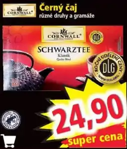 Norma Cornwall černý čaj nabídka
