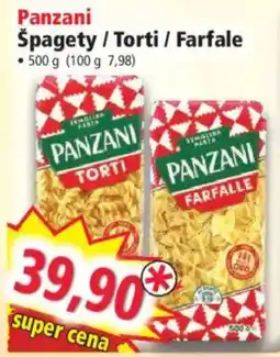 Norma Panzani špagety / torti / farfale nabídka