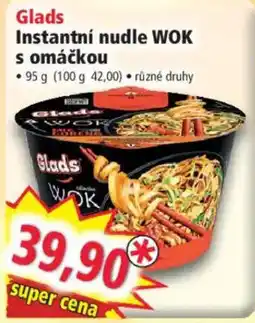 Norma Glads instantní nudle WOK s omáčkou nabídka