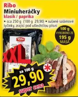 Norma Ribo miniuheráčky klasik / paprika nabídka