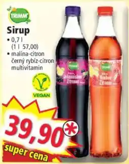 Norma Trimm sirup nabídka