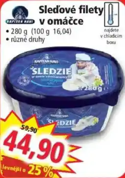 Norma Kapitán Nauj sledové filety v omáčce nabídka