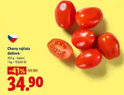 Lidl Cherry rajčata datlová, 250 g - balení nabídka