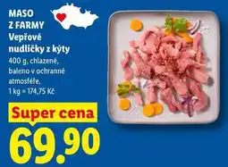 Lidl MASO Z FARMY Vepřové nudličky z kýty nabídka