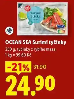 Lidl OCEAN SEA Surimi tyčinky nabídka