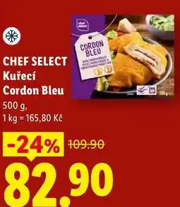 Lidl CHEF SELECT Kuřecí Cordon Bleu, 0 nabídka