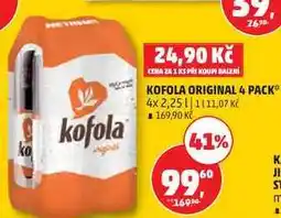 Penny Market KOFOLA ORIGINAL 4 PACK nabídka