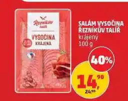 Penny Market SALÁM VYSOČINA ŘEZNÍKŮV TALÍŘ krájený nabídka