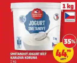 Penny Market SMETANOVÝ JOGURT BÍLÝ KARLOVA KORUNA nabídka