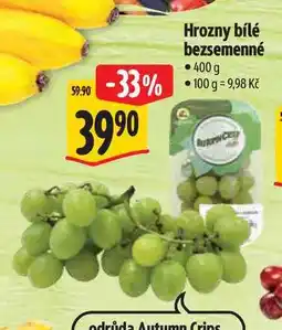 Albert Hrozny bílé bezsemenné nabídka