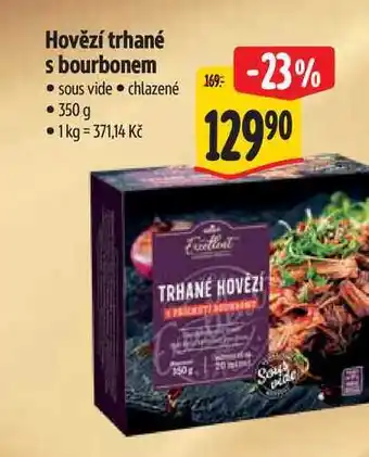 Albert Hovězí trhané s bourbonem nabídka