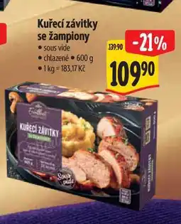 Albert Kuřecí závitky se žampiony nabídka