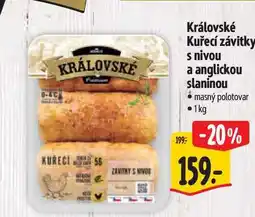 Albert Královské Kuřecí závitky s nivou a anglickou slaninou nabídka