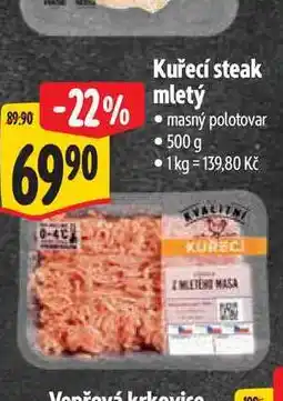 Albert Kuřecí steak mletý nabídka