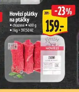 Albert Hovězí plátky na ptáčky nabídka