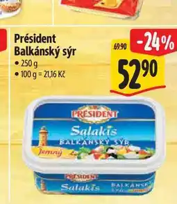 Albert Président Balkánský sýr nabídka