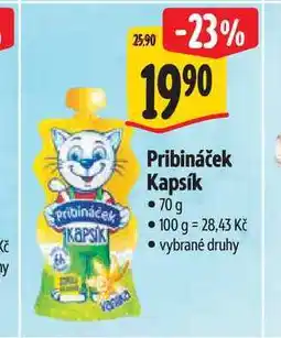 Albert Pribináček Kapsík nabídka
