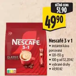 Albert Nescafé 3 v 1 instantní káva porcovaná nabídka