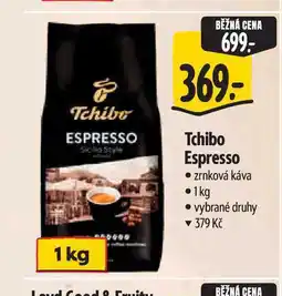 Albert Tchibo Espresso zrnková káva nabídka
