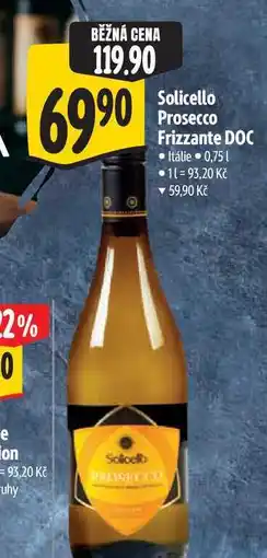 Albert Solicello Prosecco Frizzante DOC nabídka