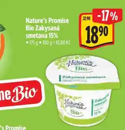 Albert Nature's Promise Bio Zakysaná smetana 15% nabídka