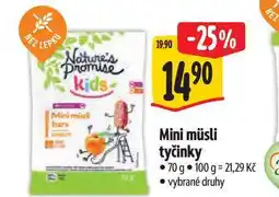 Albert Mini müsli tyčinky nabídka