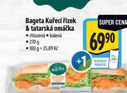 Albert Bageta Kuřecí řízek & tatarská omáčka nabídka