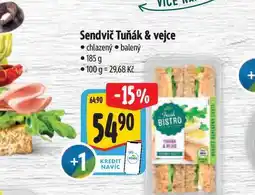 Albert Sendvič Tuňák & vejce nabídka
