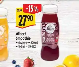 Albert Albert Smoothie nabídka