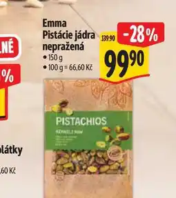 Albert Emma Pistácie jádra nepražená nabídka