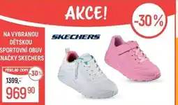 Globus Skechers dětská sportovní obuv nabídka