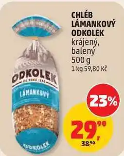 Penny Market CHLÉB LÁMANKOVÝ ODKOLEK krájený, balený nabídka