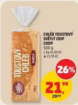 Penny Market CHLÉB TOUSTOVÝ SVĚTLÝ CRIP CROP nabídka
