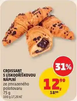 Penny Market CROISSANT S LÍSKOOŘÍŠKOVOU NÁPLNÍ nabídka