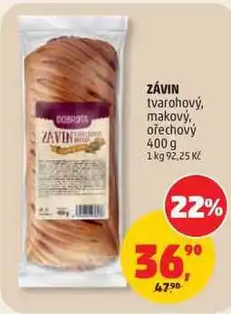 Penny Market ZÁVIN tvarohový, makový, ořechový nabídka