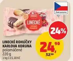 Penny Market LINECKÉ ROHLÍČKY KARLOVA KORUNA polomáčené nabídka