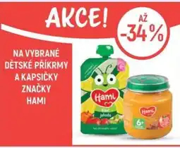 Globus Hami dětské příkrmky a kapsičky nabídka