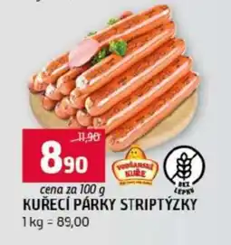 Terno Kuřecí párky Striptýzky nabídka