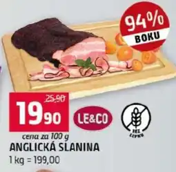 Terno Anglická slanina nabídka