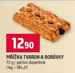 Terno Mřížka tvaroh a borůvky nabídka