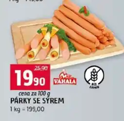 Terno Párky se sýrem nabídka