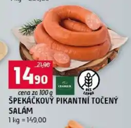 Terno Špekáčkový pikantní točený salám nabídka