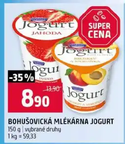 Terno BOHUŠOVICKÁ MLÉKÁRNA JOGURT nabídka