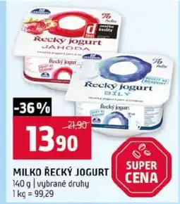 Terno Milko Řecký jogurt nabídka