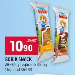 Terno Bobík snack nabídka