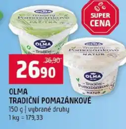 Terno Olma Tradiční pomazánkové nabídka