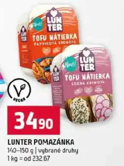 Terno Lunter pomazánka nabídka