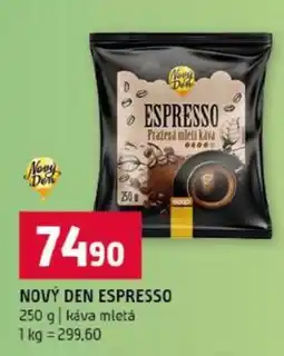 Terno NOVÝ DEN ESPRESSO nabídka