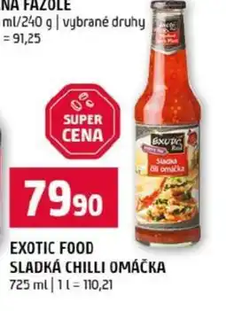Terno Exotic Food sladká chilli omáčka nabídka