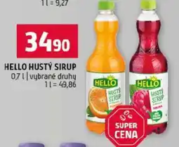 Terno Hello Hustý sirup nabídka